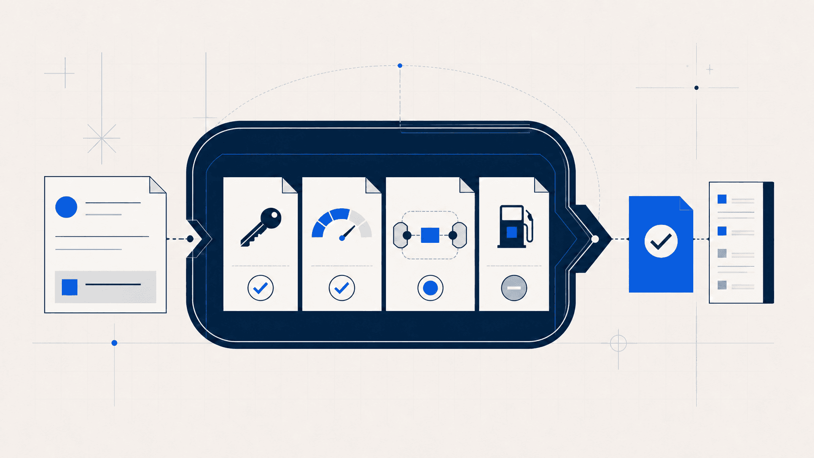 Кошелёк передаёт действие programmable account, который проверяет ключи, лимиты и оплату комиссии перед исполнением