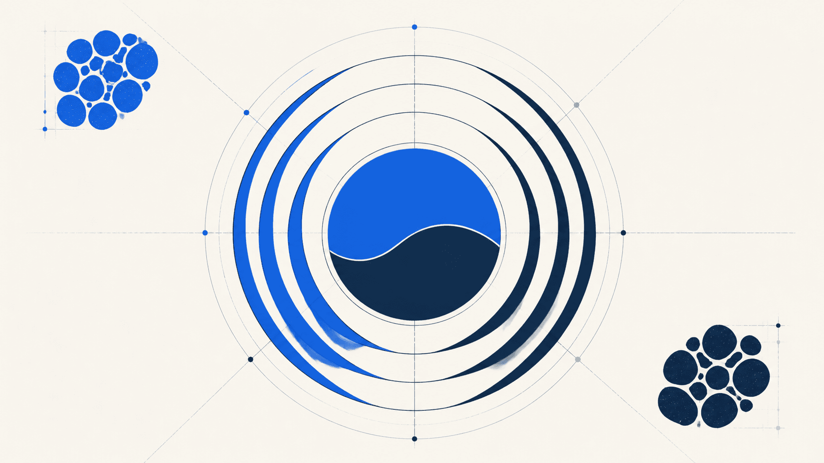 Схема сравнивает меняющийся состав constant-product LP-позиции с неизменными исходными количествами токенов